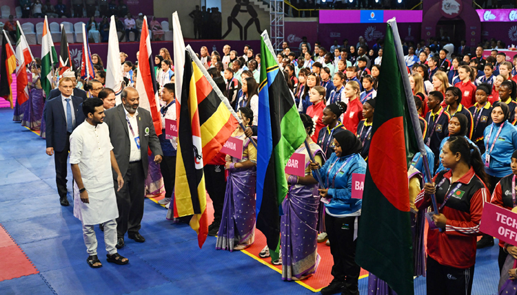 নাচে গানে, বর্ণিল আয়োজনে নারী কাবাডি বিশ্বকাপের উদ্বোধন