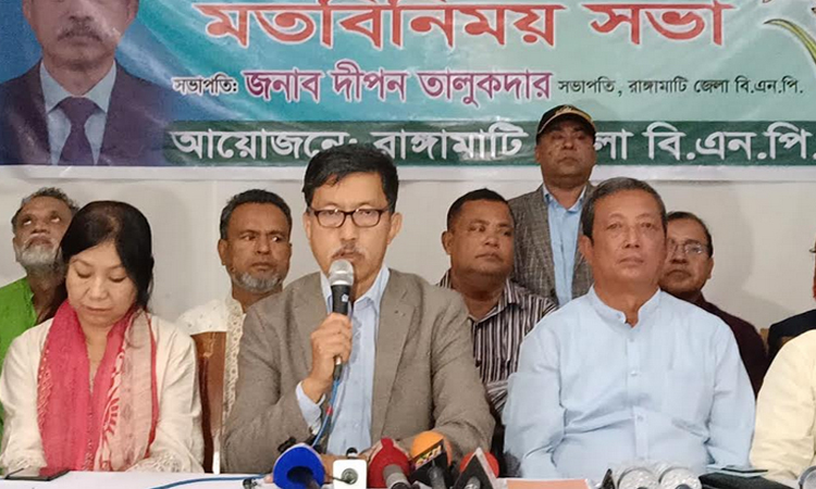 পাহাড়ের প্রত্যন্ত এলাকায় বিএনপির পক্ষে গণজোয়ার এসেছে : এ্যাড. দীপেন দেওয়ান