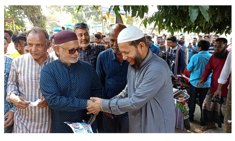 দিনাজপুর-১ আসনে বিএনপি’র প্রার্থী মনজুরুল ইসলামের গণসংযোগ