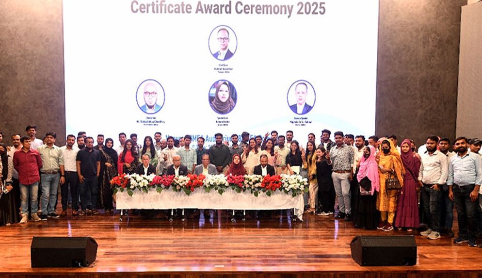 বিজিএমইএ-এসআইসিআইপি প্রকল্পে ১১৭৫ জন প্রশিক্ষণার্থীকে সার্টিফিকেট প্রদান