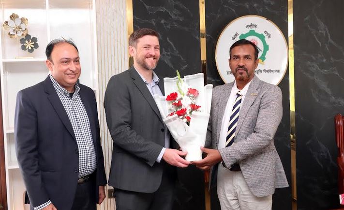 রাবিপ্রবি পরিদর্শনে অস্ট্রেলিয়ান হাইকমিশনের প্রতিনিধিদল