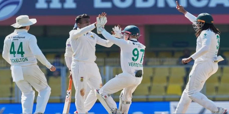 ভারতের মাটিতে ২৫ বছর পর টেস্ট সিরিজ জিতল দক্ষিণ আফ্রিকা