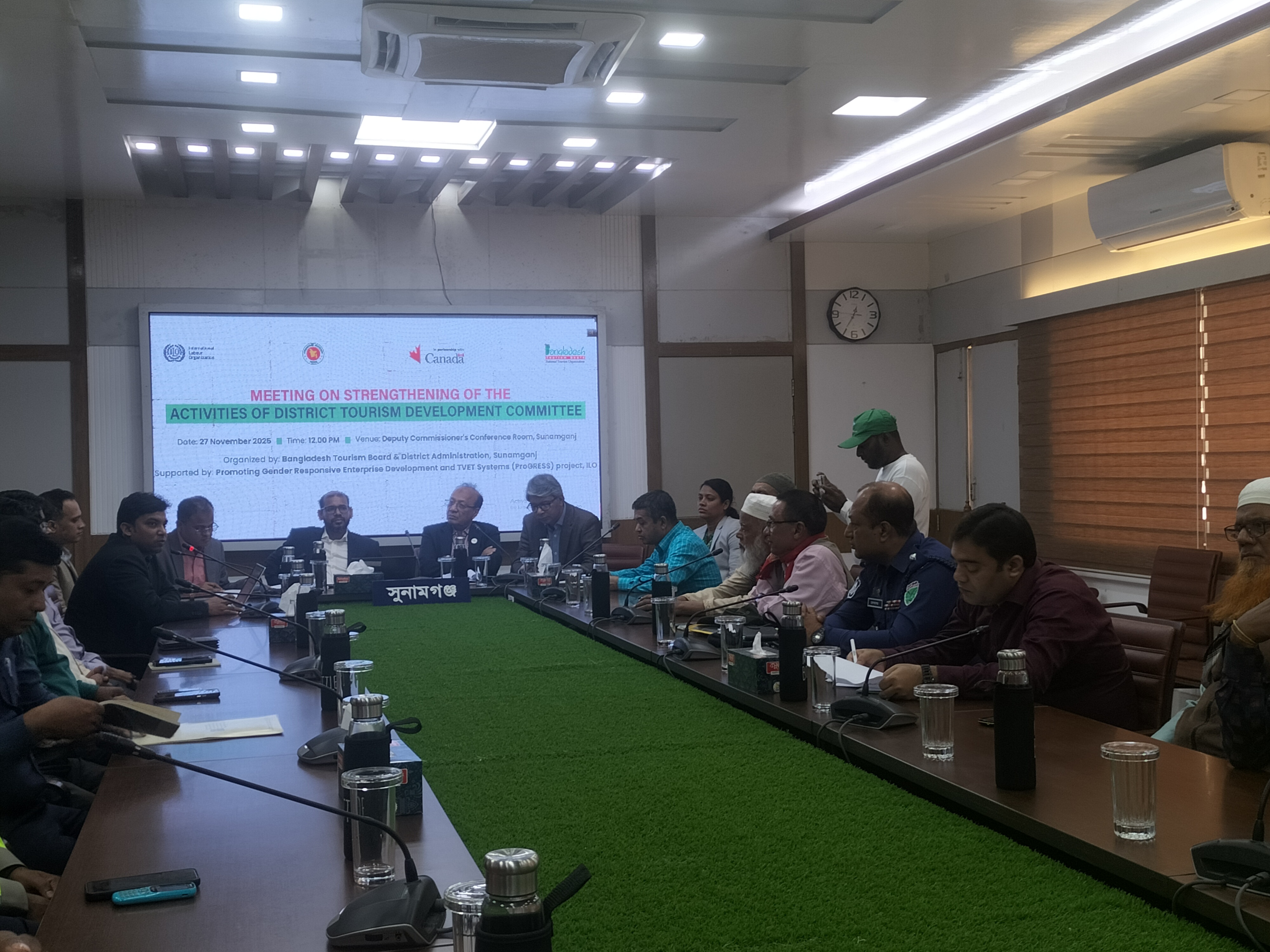 সুনামগঞ্জে পর্যটন উন্নয়ন কমিটির কার্যক্রম জোরদারকরণ সভা 