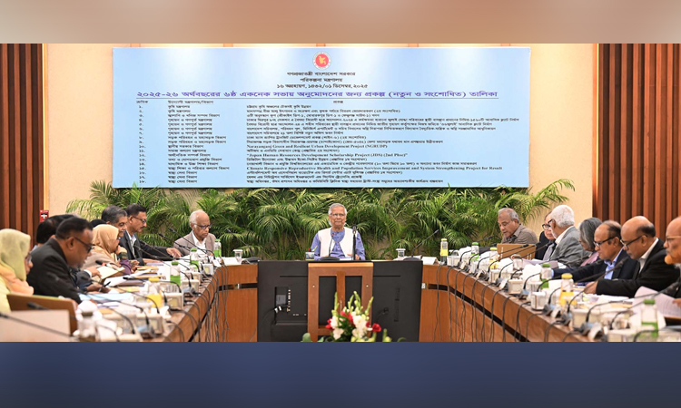 একনেকে ১৫ হাজার ৩৮৩ কোটি ৫১ লাখ টাকার ১৭ প্রকল্প অনুমোদন