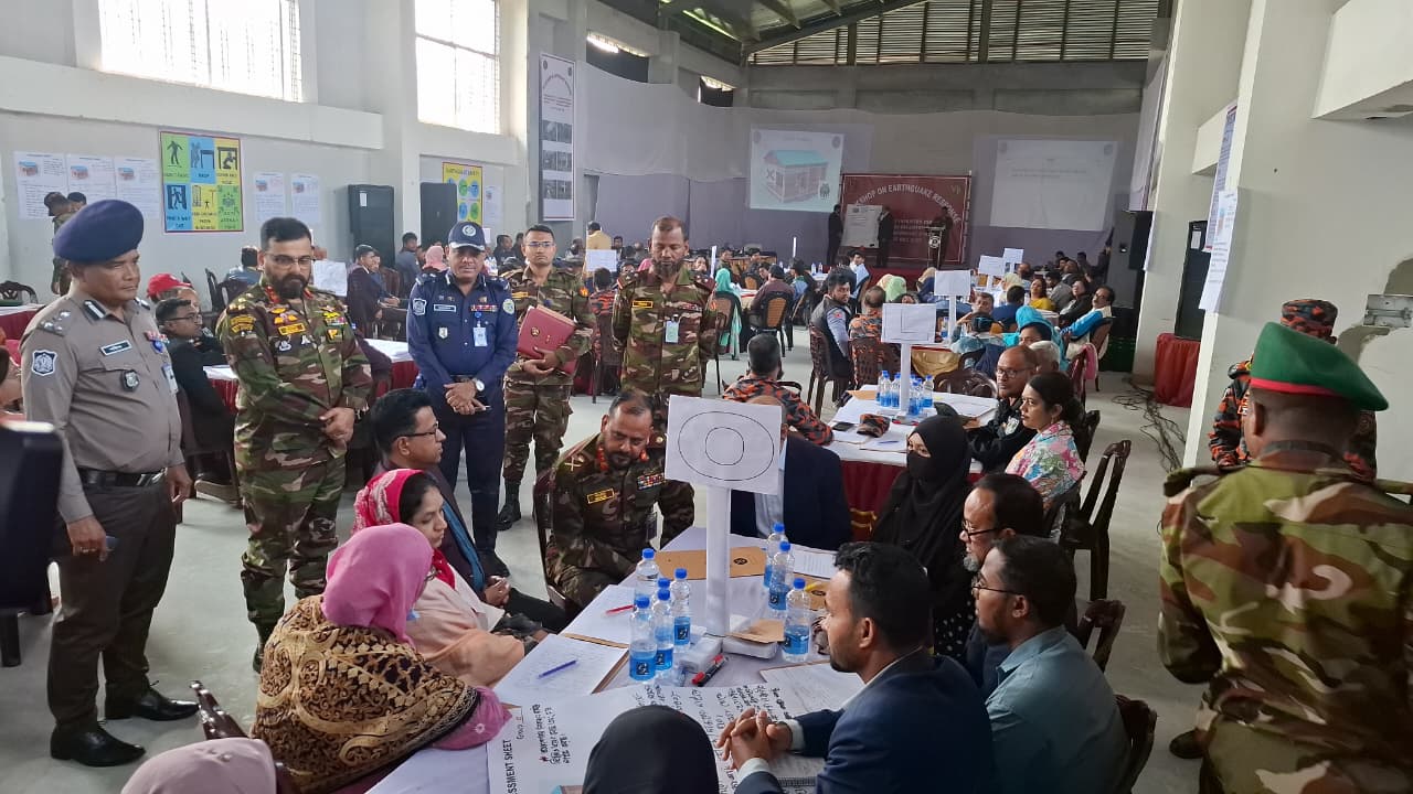 বরিশালে ভূমিকম্পজনিত ক্ষয়ক্ষতি কমাতে প্রশিক্ষণ কর্মশালা