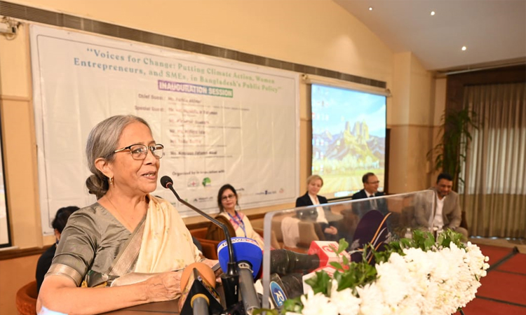 জলবায়ু ঝুঁকি মোকাবিলায় নারী উদ্যোক্তাদের জন্য অতিরিক্ত অর্থায়ন প্রয়োজন : মৎস্য উপদেষ্টা