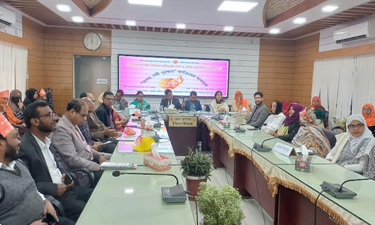 ঝিনাইদহে বেগম রোকেয়া দিবসে ৬ নারীকে সম্মাননা