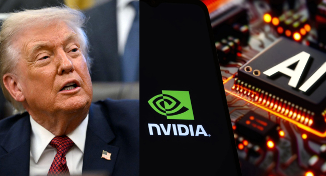 চীনে এনভিডিয়ার এআই চিপ রপ্তানির অনুমতি দেওয়া হবে: ট্রাম্প