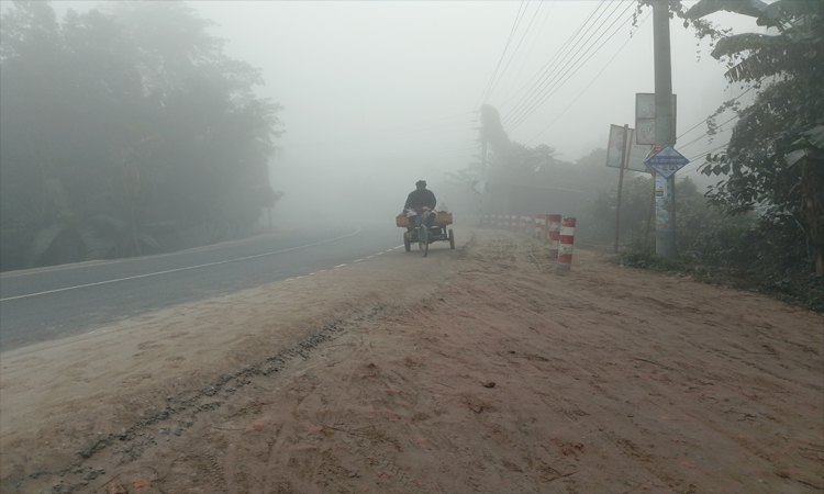 কুড়িগ্রামে শীতে জনজীবন স্থবির, চরবাসীর দুর্ভোগ