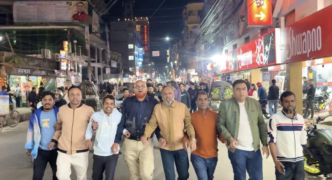 তফসিল ঘোষণাকে স্বাগত জানিয়ে বরিশালে বিভিন্ন দলের আনন্দ মিছিল
