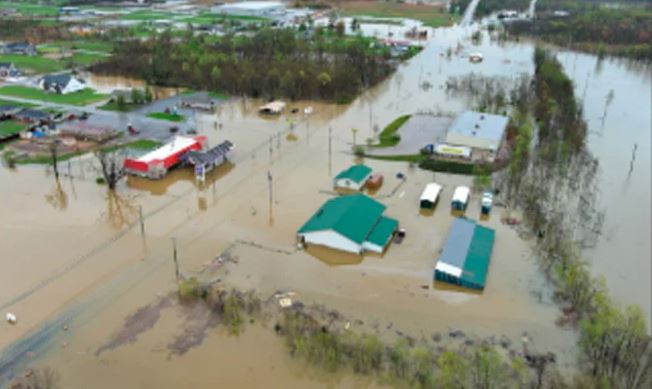 যুক্তরাষ্ট্র-কানাডায় ভয়াবহ বন্যা, হাজার হাজার মানুষকে সরিয়ে নেওয়ার নির্দেশ